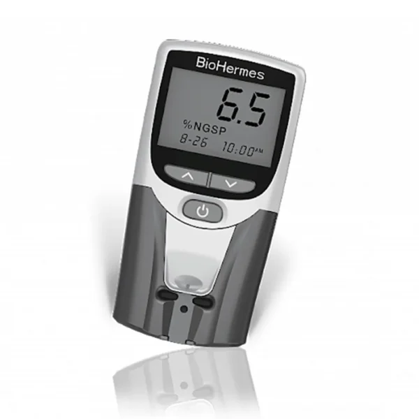 BIOHERMS Rapid Test Pocket Portable HbA1C Analyzer Meter for Blood Group Testing